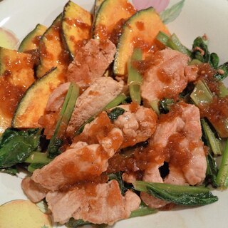 豚ヒレ肉と野菜の炒め物